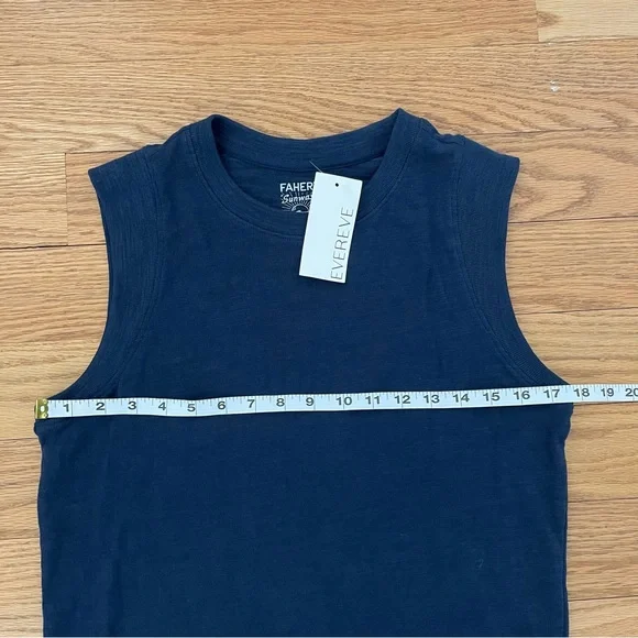 Faherty Sunwashed Slub Muscle Tank - Picture 7 of 8